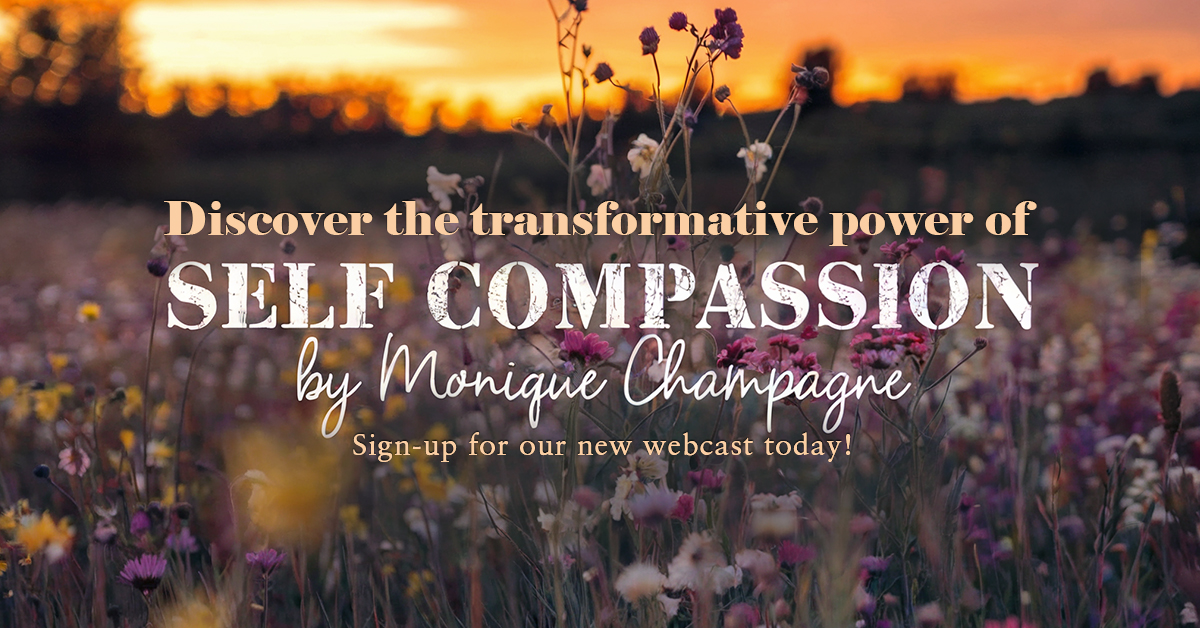 Advertisement for Self Compassion Webcast